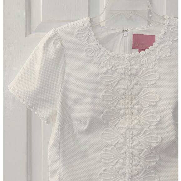 Lilly Pulitzer Resort White Maisie Stretch Shift Dress - Picture 3 of 6